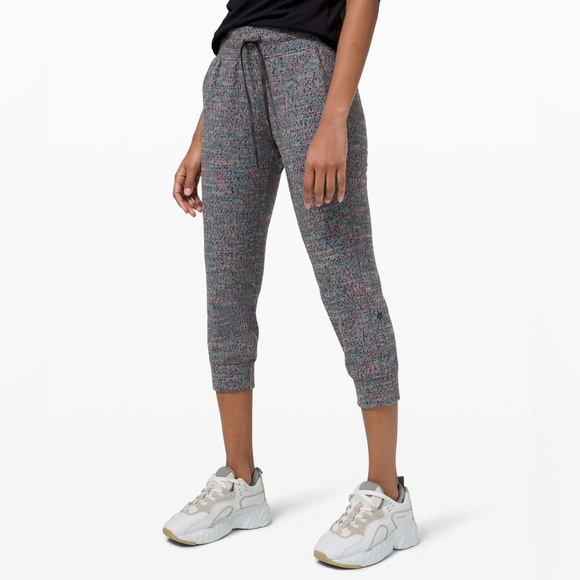 Lululemon Ready to Rulu Jogger Crop Neon Tweed Jacquard Battleship Electric - Picture 1 of 13